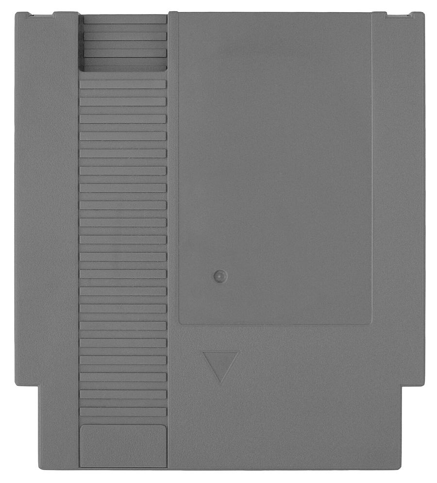 A standard Nintendo Entertainment System game cartridge